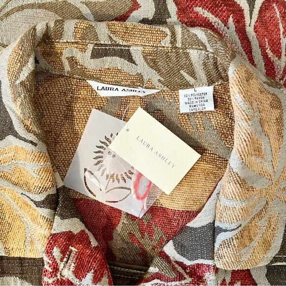 LAURA ASHLEY Floral Tapestry Jacket, L, NWT! - Picture 7 of 9